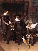 KEYSER, Thomas de Constantijn Huygens and his Clerk g Sweden oil painting artist